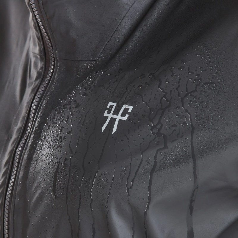 Veste de pluie équitation longue femme Raintech Horse Pilot gris anthracite - Le Paturon