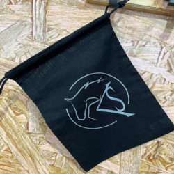 Sac à bonnet anti-mouche cheval Kevin Staut Collection noir - Le Paturon