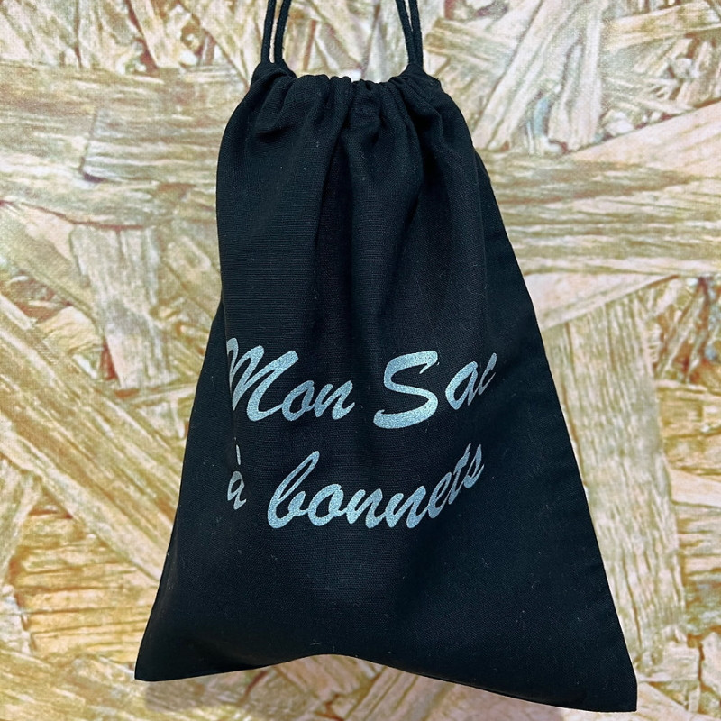 Sac à bonnet anti-mouche cheval Kevin Staut Collection noir - Le Paturon