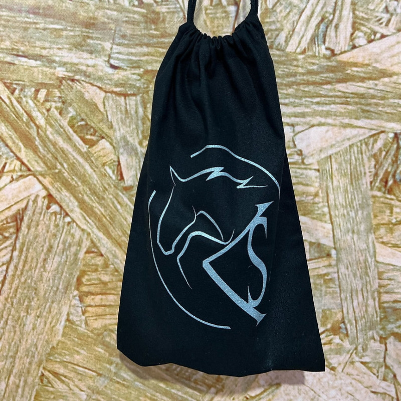 Sac à bonnet anti-mouche cheval Kevin Staut Collection noir - Le Paturon