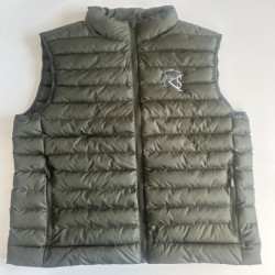 Doudoune équitation homme sans manches Kevin Staut Collection kaki - Le Paturon