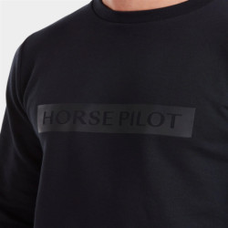 Sweat équitation homme Team 25 Horse Pilot bleu graphite - Le Paturon