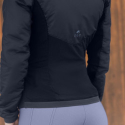 Veste équitation femme déperlante Porto Elt bleu profond - Le Paturon