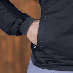 Veste équitation femme déperlante Porto Elt bleu profond - Le Paturon