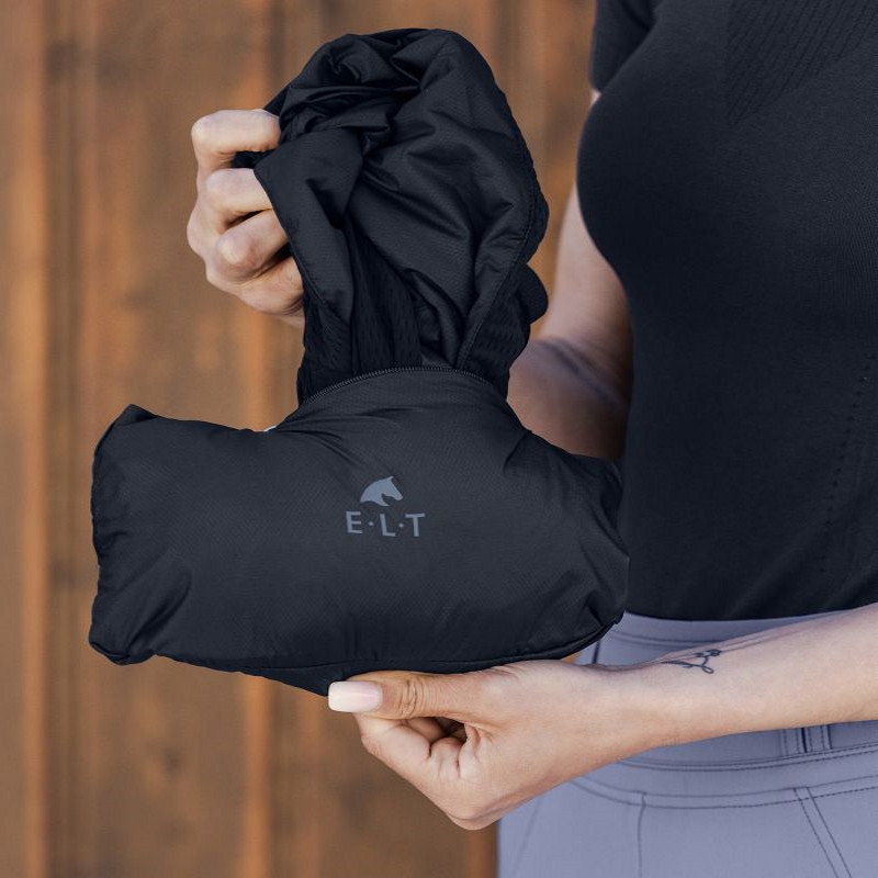 Veste équitation femme déperlante Porto Elt bleu profond - Le Paturon