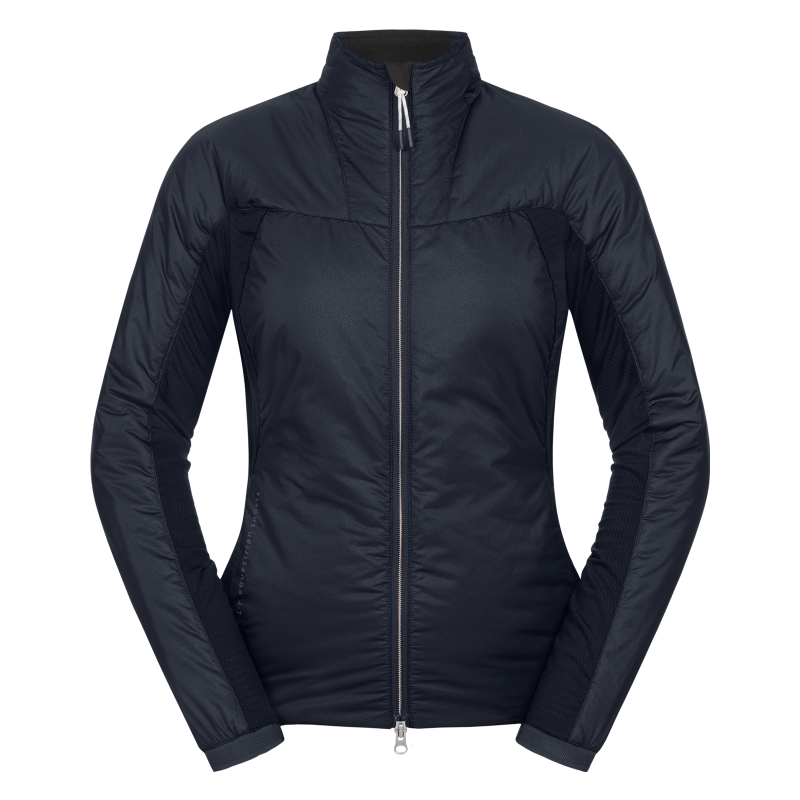 Veste équitation femme déperlante Porto Elt bleu profond - Le Paturon