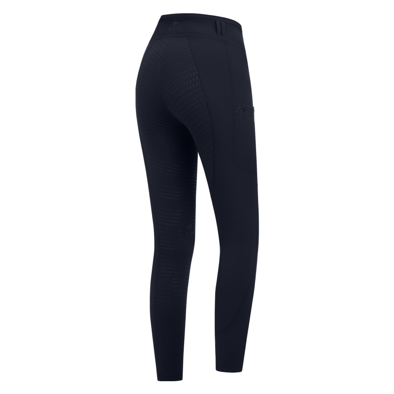 Legging équitation femme Orelie Elt Bleu profond - Le Paturon