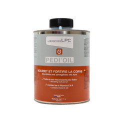 Pédi'Oil Laboratoire LPC - Huile sabot cheval nourrissante 1L - Le Paturon