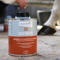Pédi'Oil Laboratoire LPC - Huile sabot cheval nourrissante 1L - Le Paturon