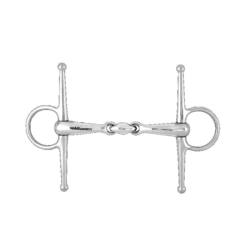 1 Mors aiguilles cheval double brisure en inox : Waldhausen - Le Paturon