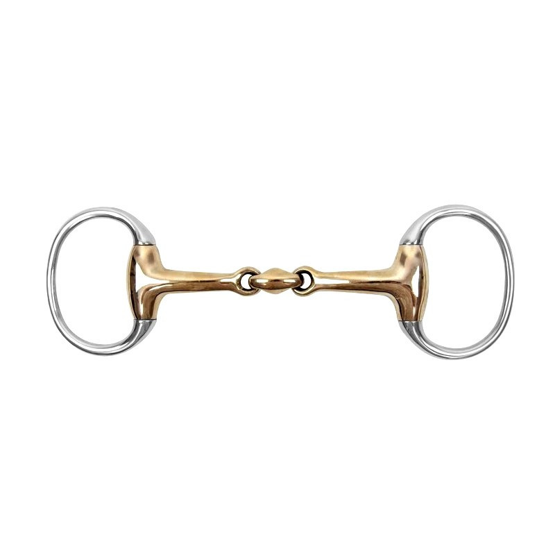 1 Mors à olive en cuivre double brisure Cupris : Waldhausen - Le Paturon