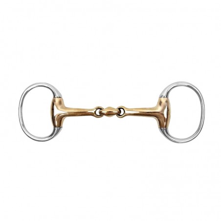 1 Mors à olive en cuivre double brisure Cupris : Waldhausen - Le Paturon