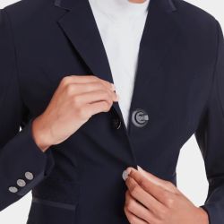 Veste de concours équitation femme Aeromade Horse Pilot Bleu nuit - Le Paturon