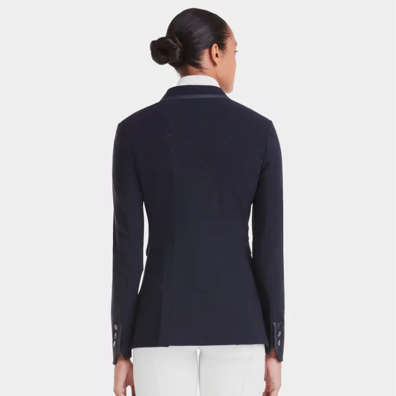 Veste de concours équitation femme Aeromade Horse Pilot Bleu nuit - Le Paturon