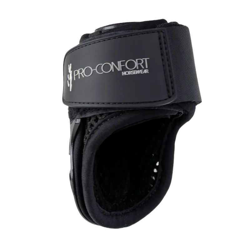 Protège-boulets cheval Cordial coqués doublures interchangeables Pro-Confort Horsewear noir - Le Paturon