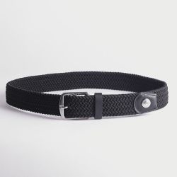 Ceinture équitation Basta Harcour Noir/Gris - Le paturon