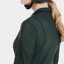 Veste concours équitation femme Aeromesh 24 Horse Pilot vert foncé - Le Paturon