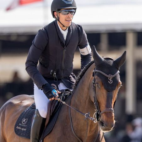 Gilet airbag cavalier Safefit Seaver équitation noir - Le Paturon