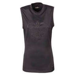 Débardeur équitation femme Strass Denici Cavalli Harry's Horse noir - Le Paturon