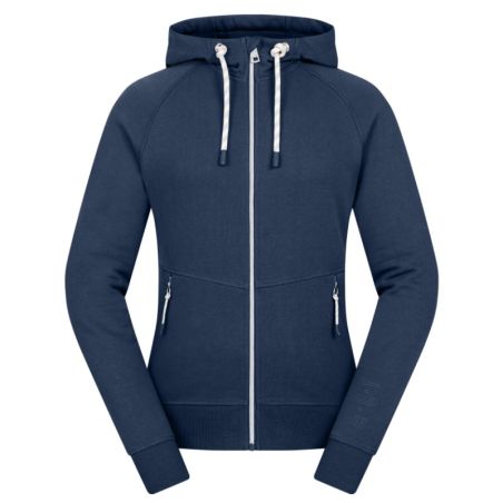 Sweat femme équitation Pamplona Elt bleu denim - Le Paturon