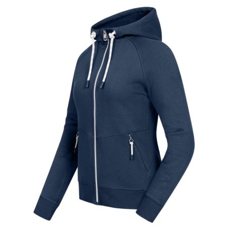 Sweat femme équitation Pamplona Elt bleu denim - Le Paturon