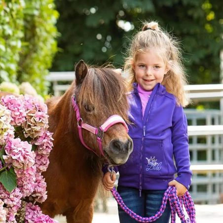 Veste zippé équitation enfant Diva Violet Harry's Horse - Le Paturon