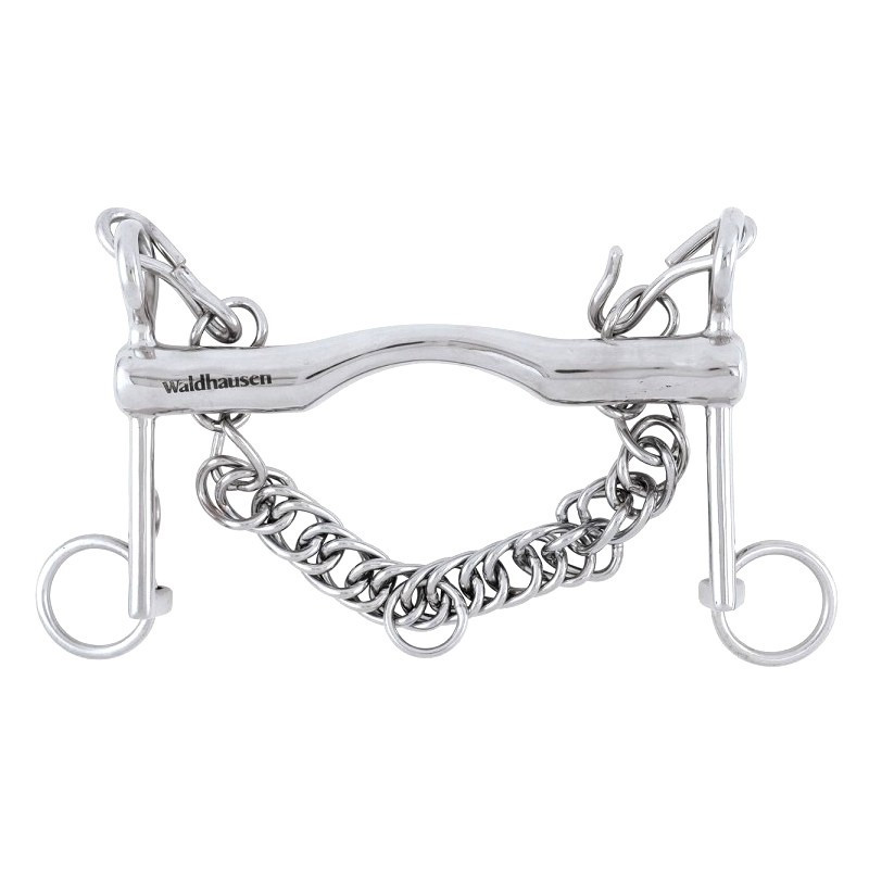 1 Mors de bride branches courtes en inox : Waldhausen - Le Paturon