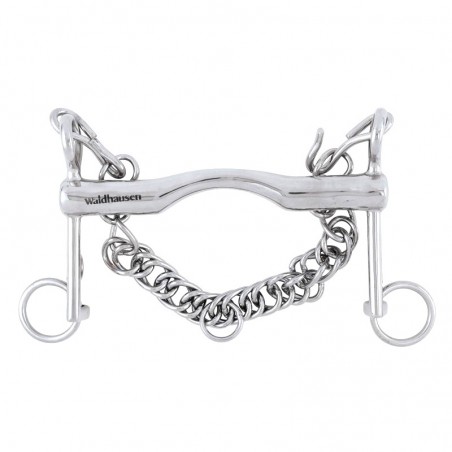 1 Mors de bride branches courtes en inox : Waldhausen - Le Paturon