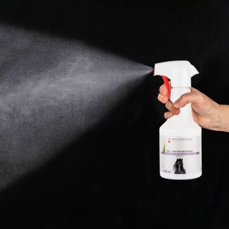 Spray à l'Aloe Vera pour pelage et crinière Waldhausen - Démêlant lustrant cheval 500ml - Le Paturon