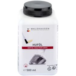 Huile pour sabots à l'huile de laurier Waldhausen - Huile sabot cheval avec pinceau 500ml - Le Paturon