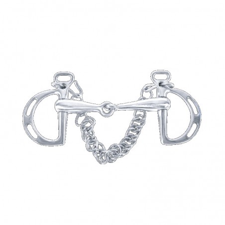 1 Mors Espagnol Goyo Aga brisé en inox action abaissante : Le Paturon