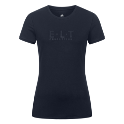 Tee-shirt équitation femme Perugia Elt Bleu profond - Le Paturon