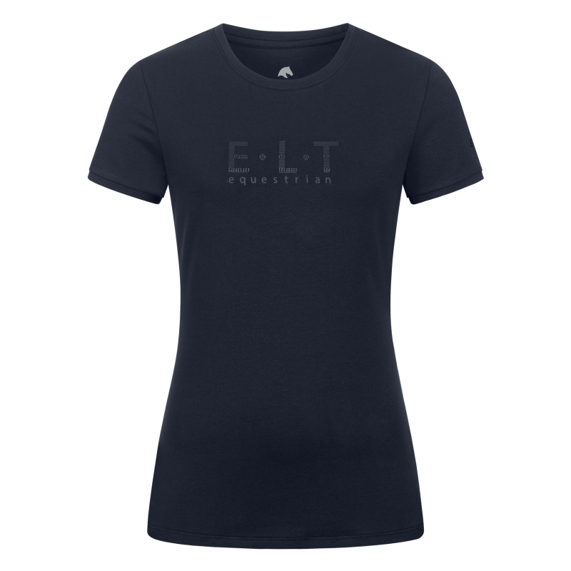 Tee-shirt équitation femme Perugia Elt Bleu profond - Le Paturon