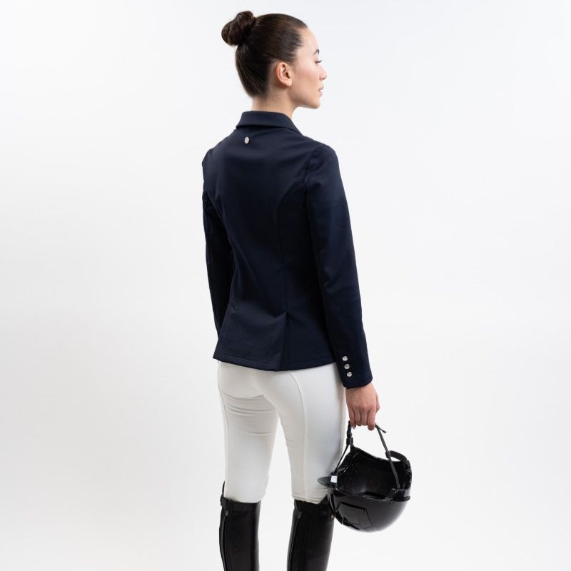 Veste concours équitation femme Jismy Harcour marine - Le Paturon