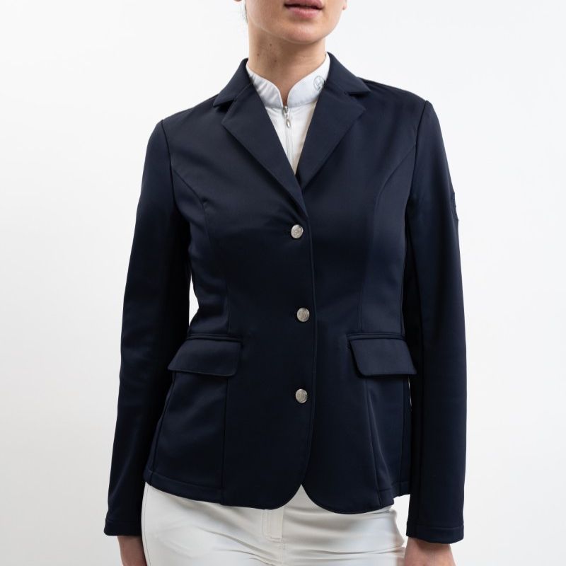Veste concours équitation femme Jismy Harcour marine - Le Paturon