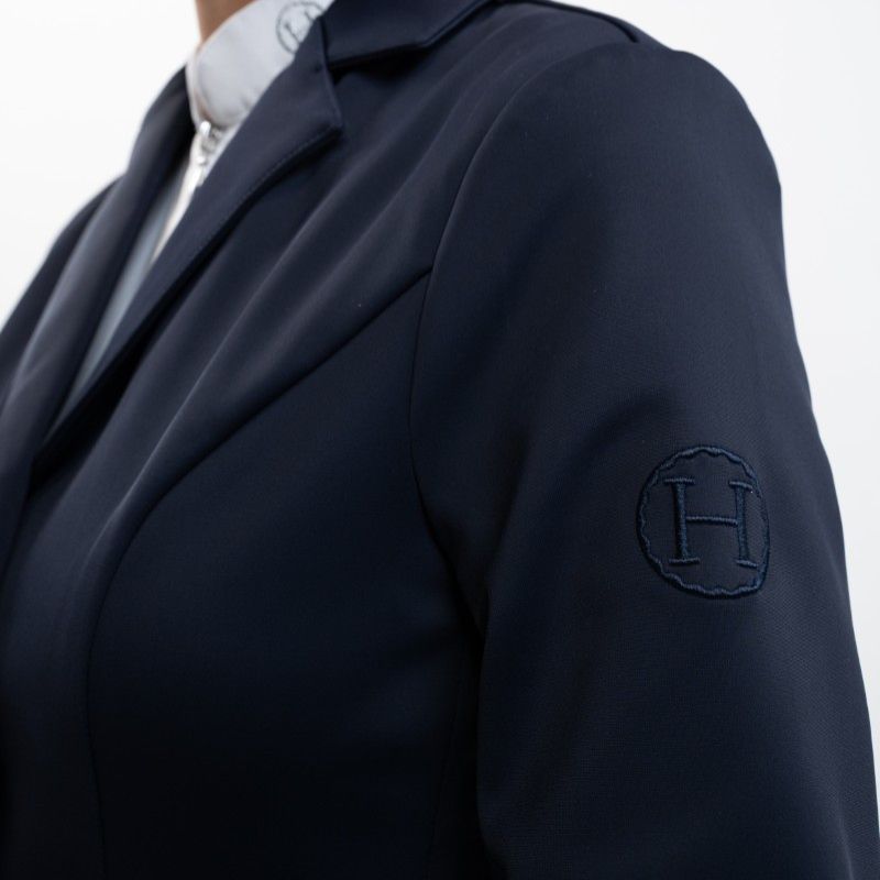 Veste concours équitation femme Jismy Harcour marine - Le Paturon