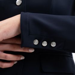 Veste concours équitation femme Jismy Harcour marine - Le Paturon