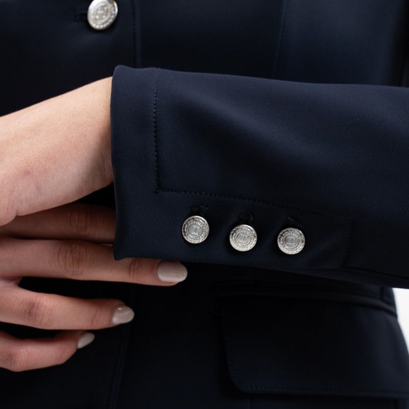 Veste concours équitation femme Jismy Harcour marine - Le Paturon