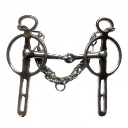 Mors attelage Cavalhorse cheval Liverpool brisé inox - Le Paturon