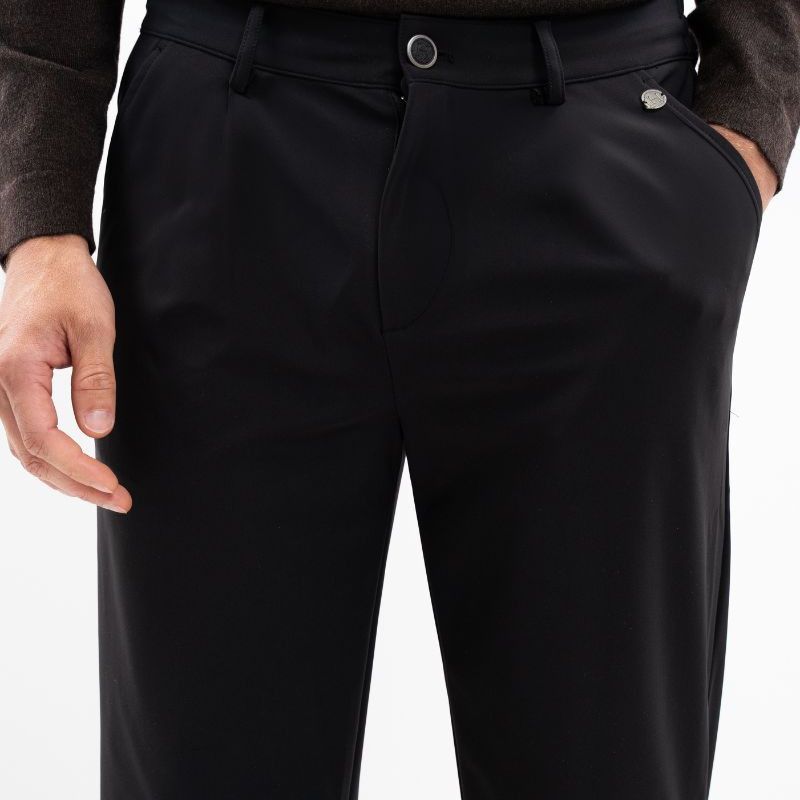 Pantalon chino homme Adam Harcour noir - Le Paturon