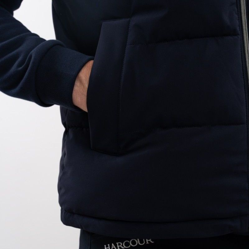 Gilet équitation homme Aubin sans manches Harcour marine - Le Paturon