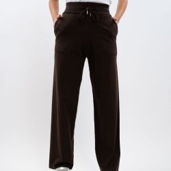 Jogging femme Andrea maille Harcour chocolat - Le Paturon