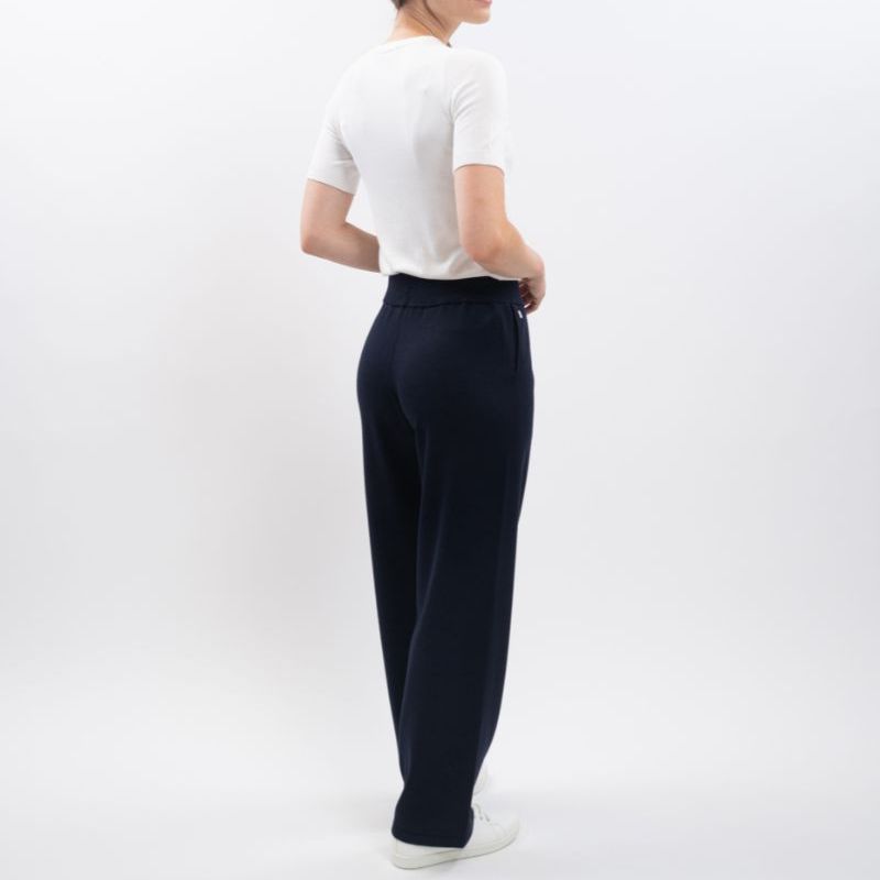 Jogging femme Andrea maille Harcour marine - Le Paturon