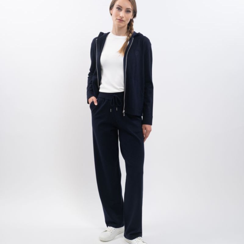 Jogging femme Andrea maille Harcour marine - Le Paturon