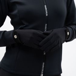 Gants équitation Andy hiver Harcour noir - Le Paturon