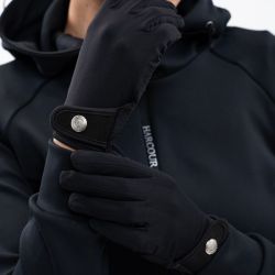 Gants équitation Andy hiver Harcour noir - Le Paturon