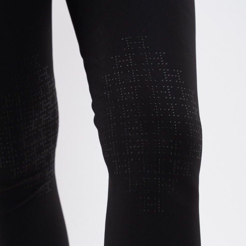 Legging équitation femme polaire Lili Harcour noir - Le Paturon