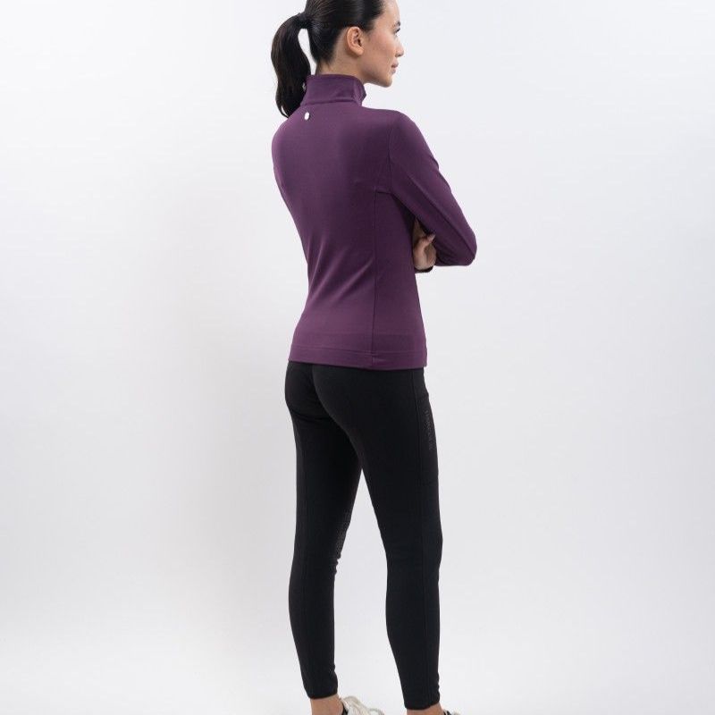 Legging équitation femme polaire Lili Harcour noir - Le Paturon
