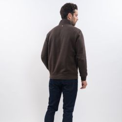 Sweat équitation homme Swabo Harcour chocolat - Le Paturon