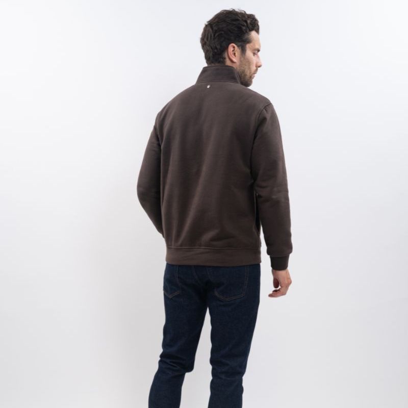 Sweat équitation homme Swabo Harcour chocolat - Le Paturon
